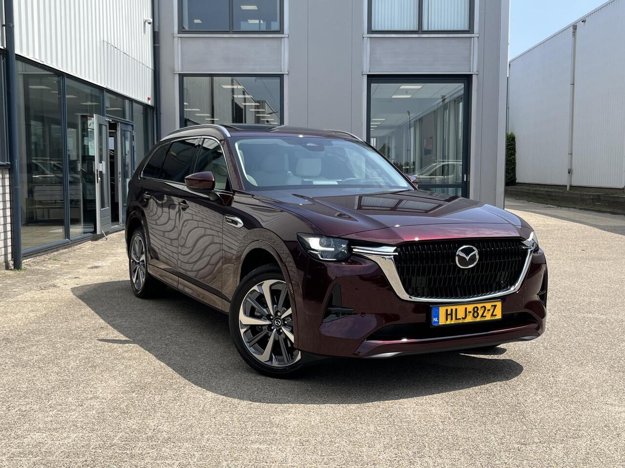 Mazda CX-80 2.5 e-SkyActiv PHEV Takumi Plus 6p. 6-Persoons | Leder/Pano.Dak/Head-Up/Verw.Stoelen V+A met Koeling/Adapt. Cruise