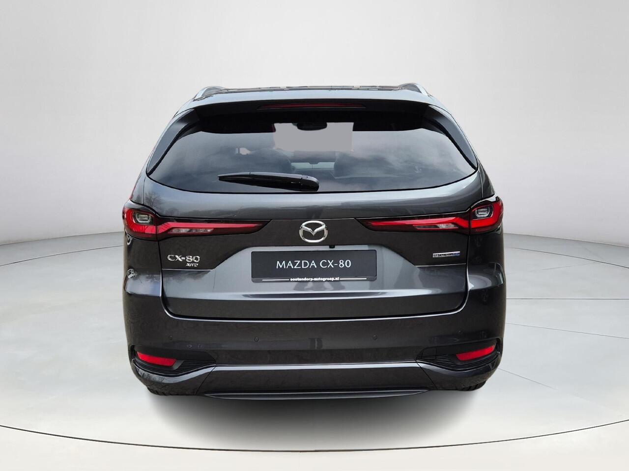 Mazda CX-80 2.5 e-SkyActiv PHEV Takumi Plus | 6 persoons | Panoramadak | 360 Camera | Adaptieve cruise control | Bose | 7 Persoons |