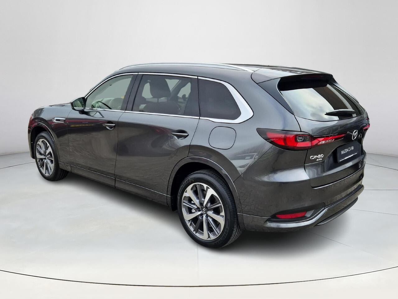 Mazda CX-80 2.5 e-SkyActiv PHEV Takumi Plus | 6 persoons | Panoramadak | 360 Camera | Adaptieve cruise control | Bose | 7 Persoons |