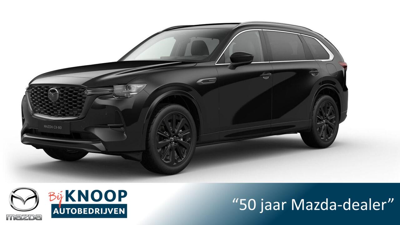 Mazda CX-80 2.5 e-SkyActiv PHEV Homura Plus ¤ 3.550,- VOORRAADKORTING