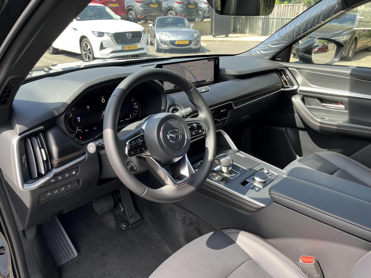 Mazda CX-80 2.5 e-SkyActiv PHEV Homura Plus | elektrisch glazen panorama-dak | 7 persoons | Direct leverbaar!