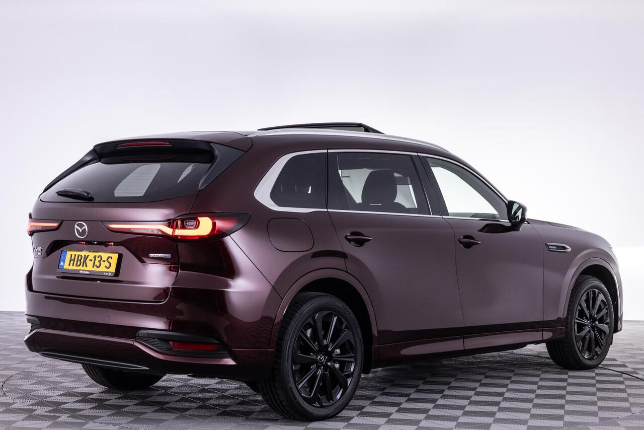 Mazda CX-80 2.5 e-SkyActiv PHEV Homura Plus 6p. 327 PK | AUTOMAAT | AWD | APPLE CARPLAY | 20 INCH | LEDER | 360 CAMERA | PANORAMADAK | DEMO | * 6 JAAR FABRIEKSGARANTIE |