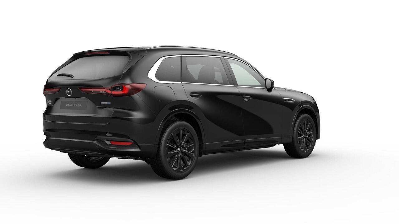 Mazda CX-80 2.5 e-SkyActiv PHEV Homura Plus / Jet Black / Zwart Nappa leder
