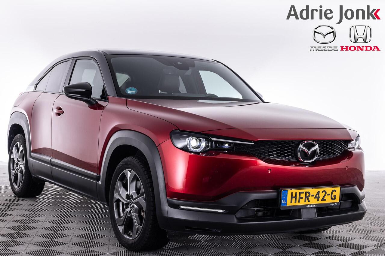 Mazda MX-30 e-SkyActiv 145 Advantage 36 kWh | AUTOMAAT | APPLE CARPLAY | ALL SEASONBANDEN | DODEHOEK DETECTIE | HEAD UP | 18 INCH LM | * BIJTELLING 12 % T/M 11-2026 |