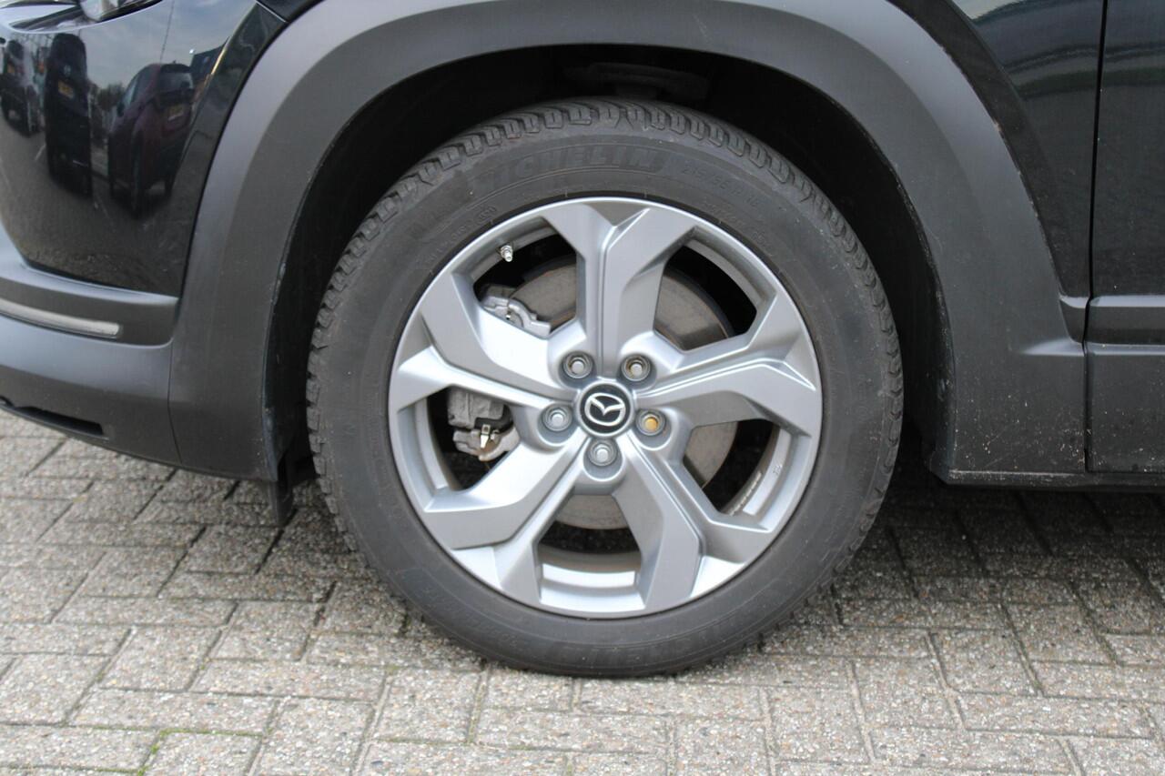 Mazda MX-30 e-SkyActiv EV 145 Exclusive-Line 36 kWh , Automaat, Navi, Camera, Clima, Adap.Cruise, Stoel/Stuurverwarming, Apple Carplay, Android Auto, All Season, LMV 18 Inch, HUD, PDC, LKA, BSM