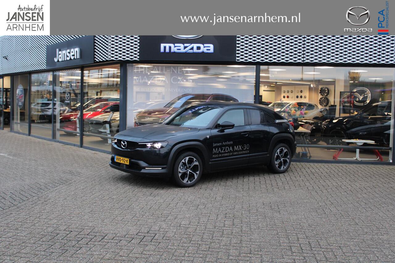 Mazda MX-30 e-SkyActiv R-EV 170 Advantage , Demovoordeel ¤ 10.190-, Adap.Cruise, Navi, Apple Carplay, Clima, Camera, PDC, HUD, Stoelverwarming, 18" LMV