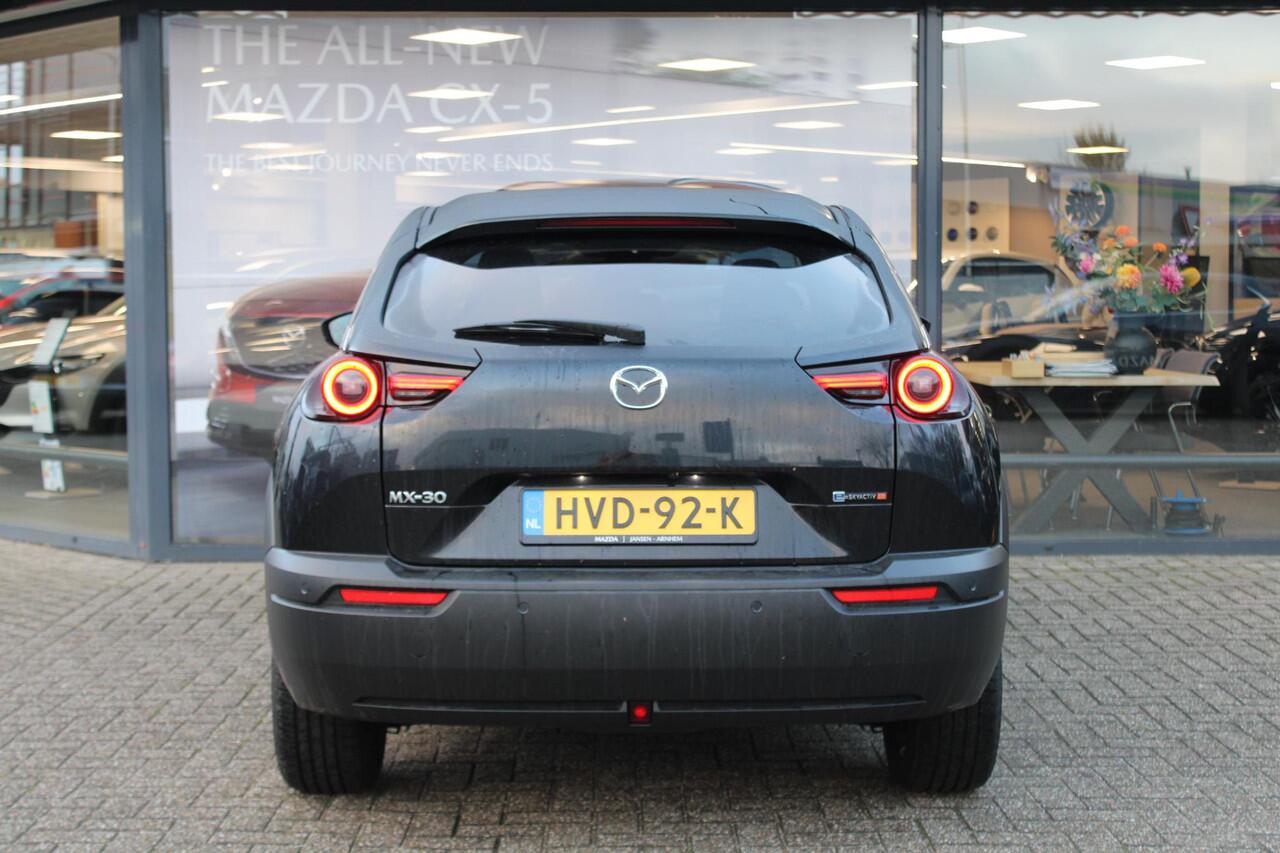 Mazda MX-30 e-SkyActiv R-EV 170 Advantage , Demovoordeel ¤ 13.190-, Adap.Cruise, Navi, Apple Carplay, Clima, Camera, PDC, HUD, Stoelverwarming, 18" LMV