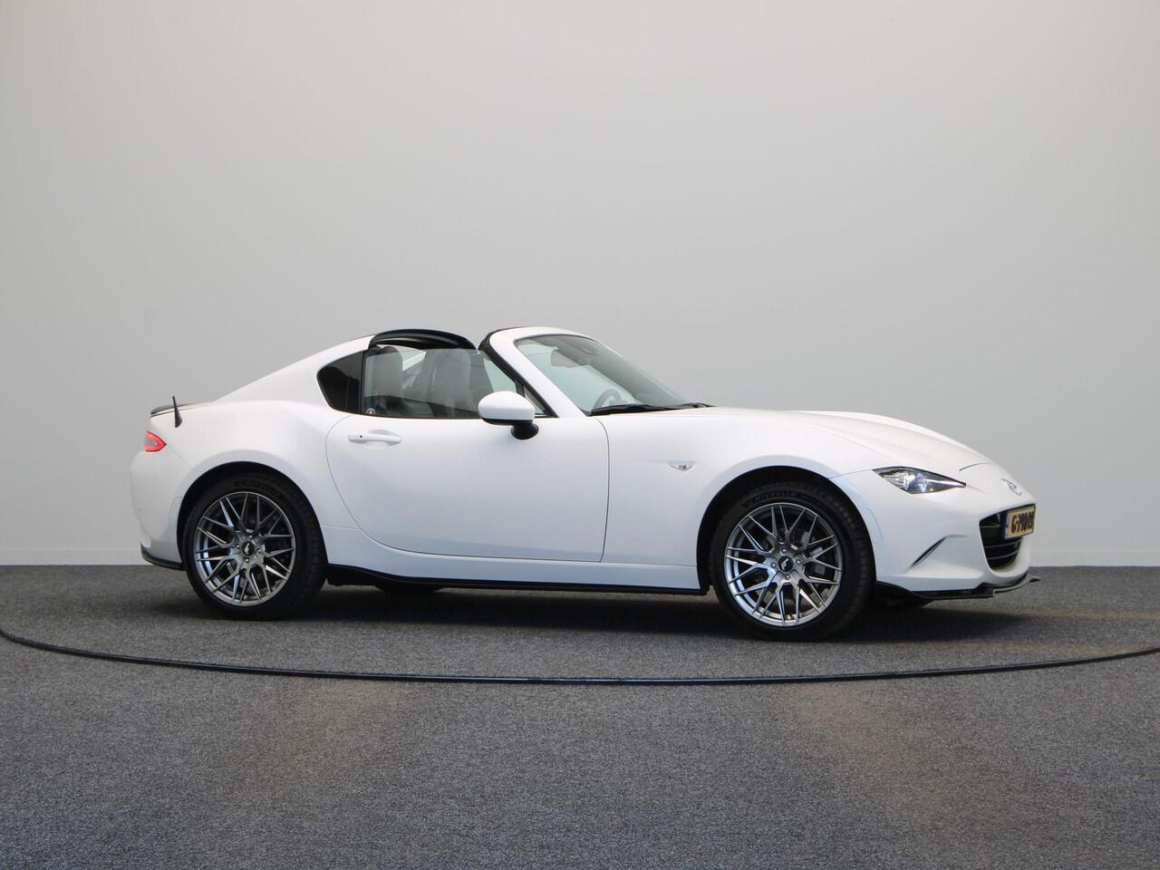 Mazda MX-5 RF 2.0 SkyActiv-G 184 GT-M | Snowflake White Pearl | Automaat | RF (hardtop cabrio) | GT-M | Apple-carplay & android auto |