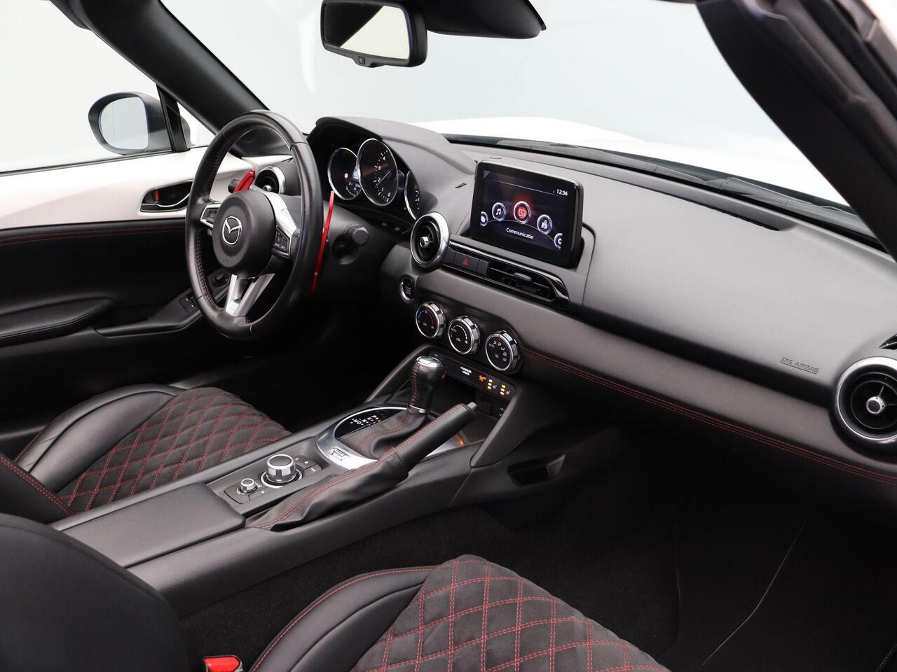 Mazda MX-5 RF 2.0 SkyActiv-G 184 GT-M | Snowflake White Pearl | Automaat | RF (hardtop cabrio) | GT-M | Apple-carplay & android auto |