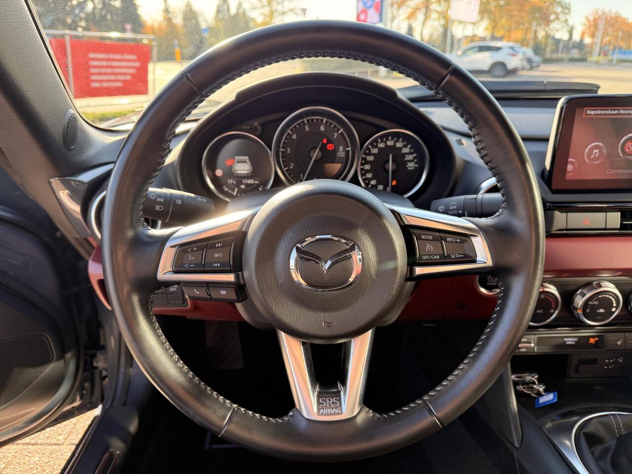 Mazda MX-5 2.0 SkyActiv-G 184 Ginzan | 17" BBS VELGEN | APPLE/ANDROID CARPLAY | STOELVERWARMING |
