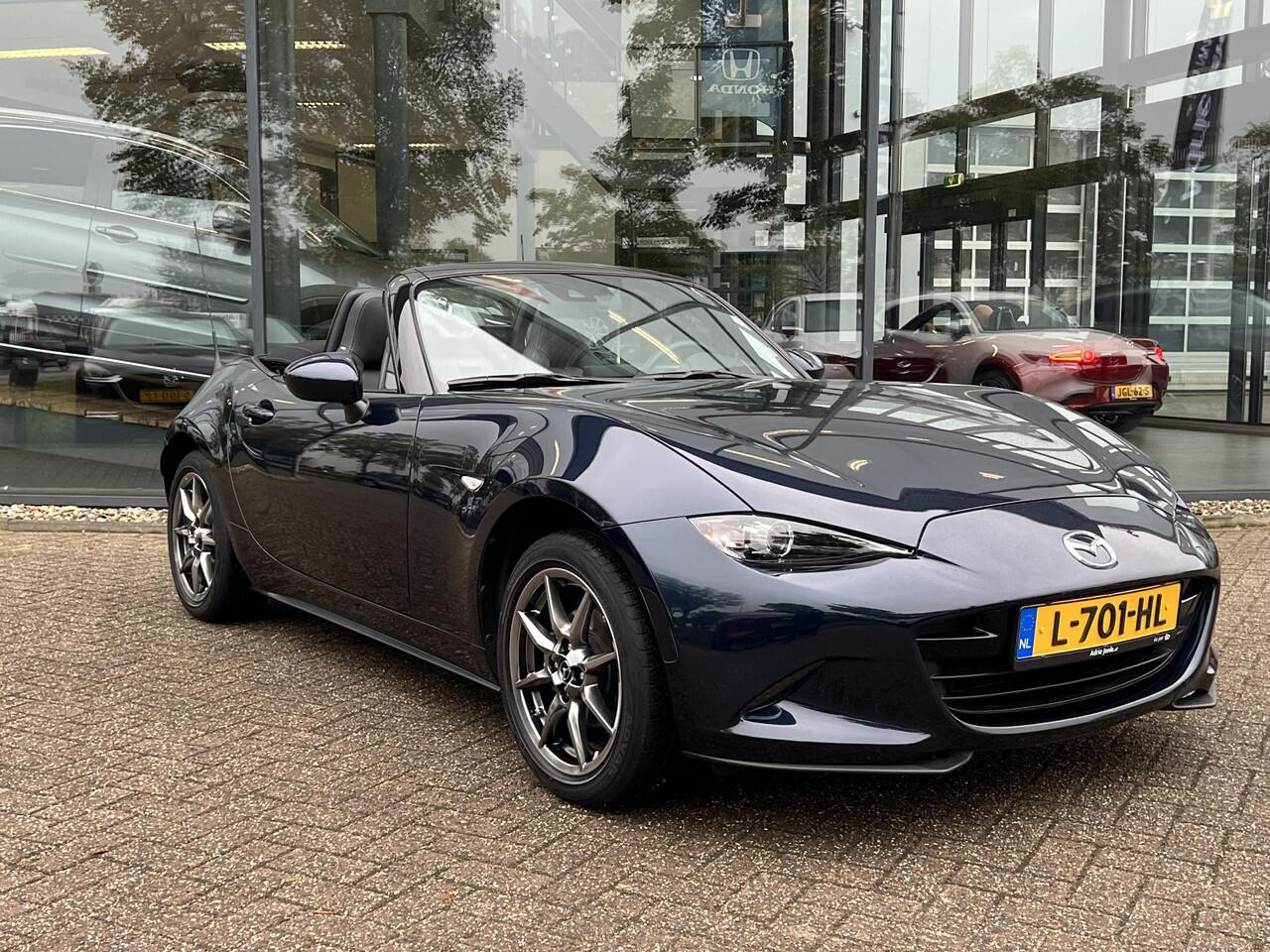 Mazda MX-5 1.5 SkyActiv-G 132 Luxury LEDER | NAVIGATIE | LM VELGEN | APPLE CARPLAY | ANDROID AUTO | 1e Eigenaar | NED.AUTO | DEALER ONDERHOUDEN |