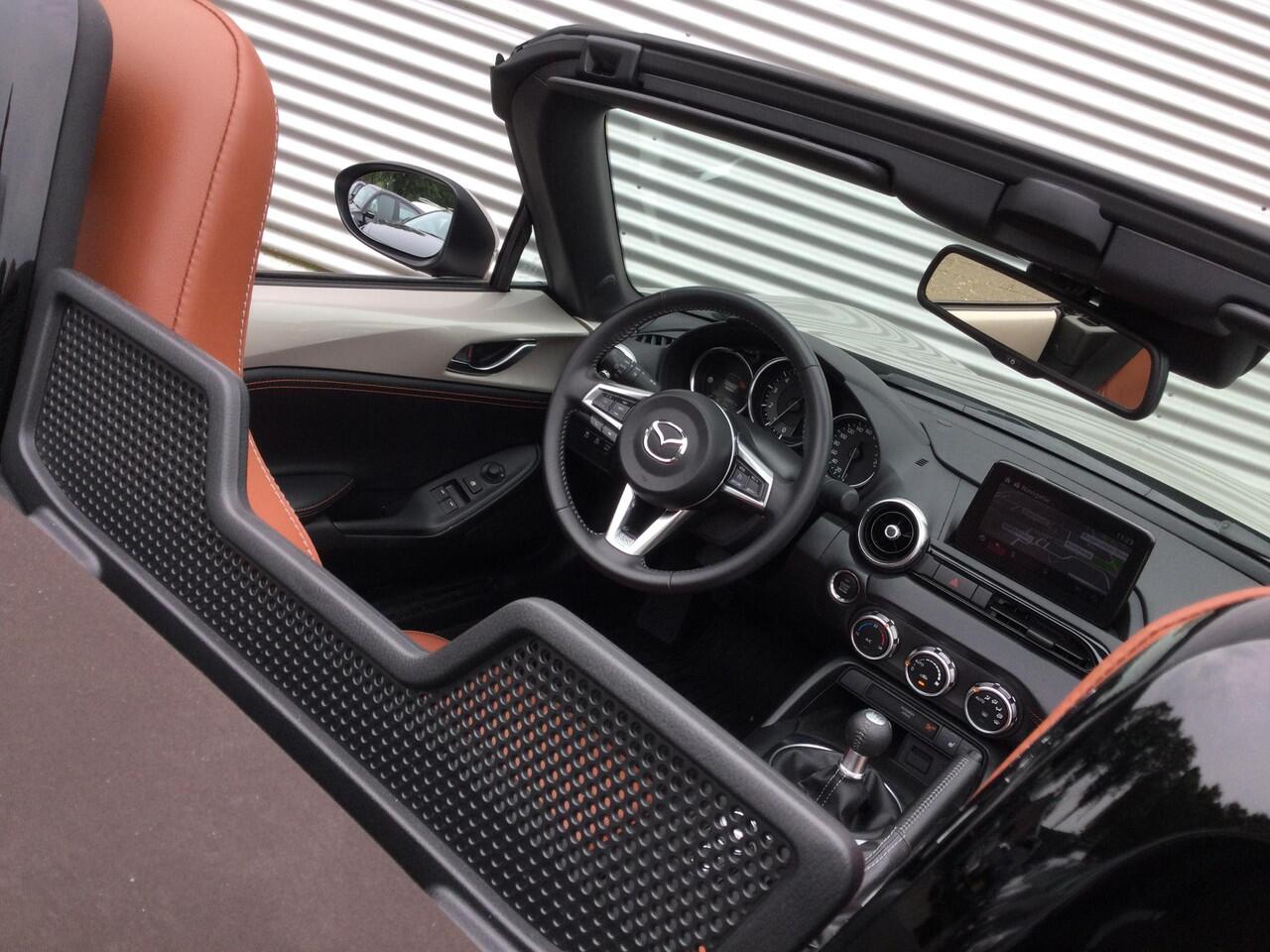 Mazda MX-5 2.0 SkyActiv-G 184 Kazari Fabrieksgarantie 04/2026 | Bose | Leder |