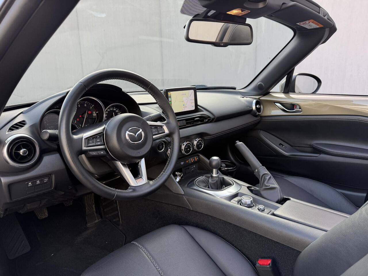 Mazda MX-5 1.5 SkyActiv-G 132 Exclusive-Line / Cabrio / BOSE / Camera / Dodehoek Detectie / Lane Assist / Apple Carplay & Android Auto / Navigatie /