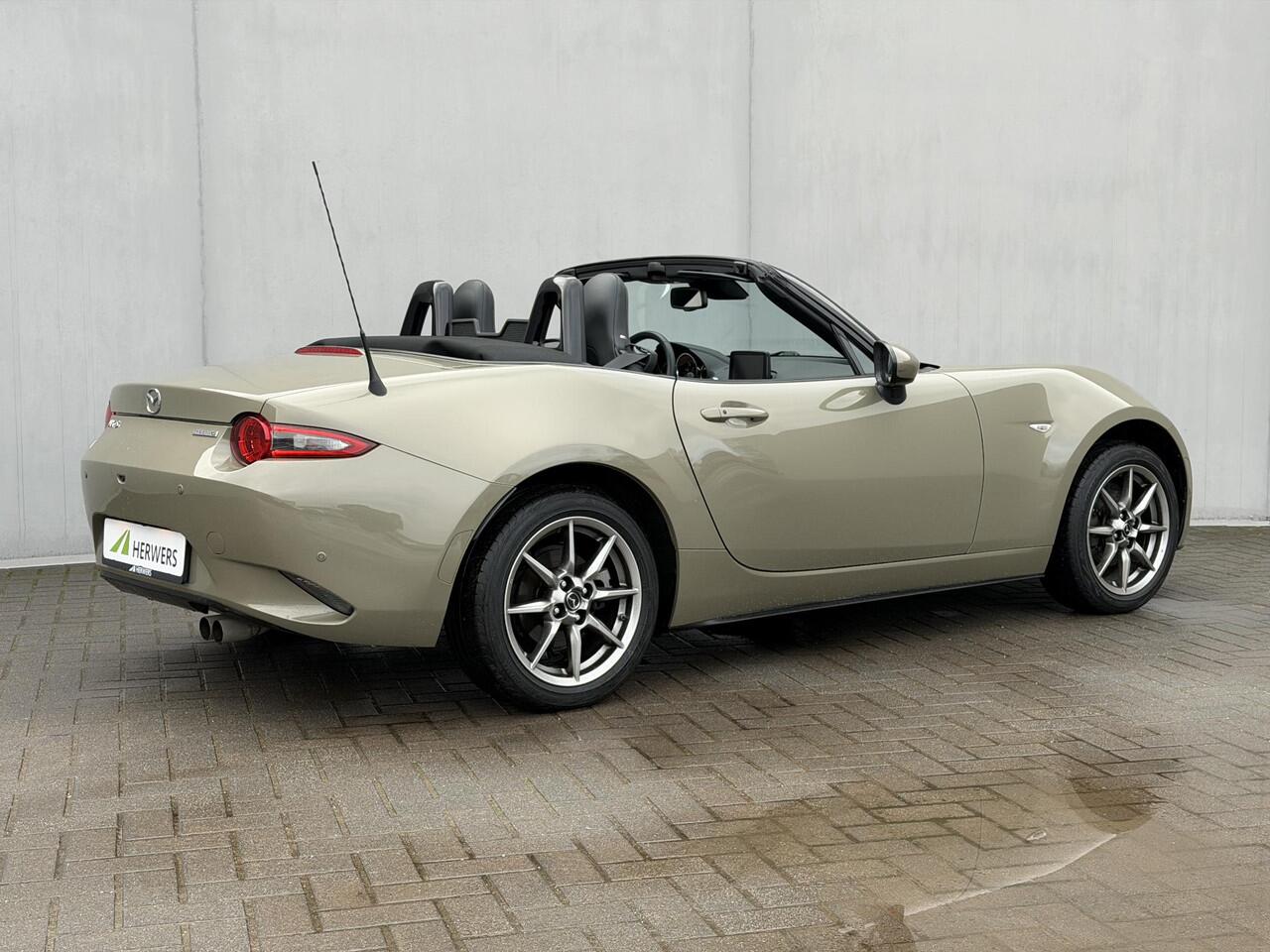 Mazda MX-5 1.5 SkyActiv-G 132 Exclusive-Line / Cabrio / BOSE / Camera / Dodehoek Detectie / Lane Assist / Apple Carplay & Android Auto / Navigatie /
