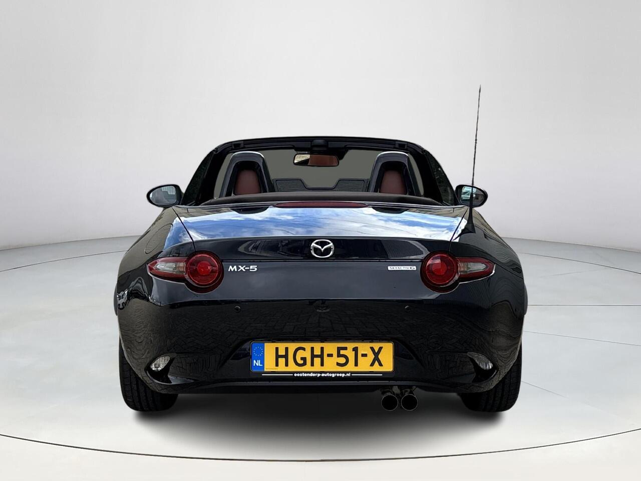 Mazda MX-5 1.5 SkyActiv-G 132 Kazari | Cruise Control | Navigatie | PDC | Camera | Lichtmetaal | Keyless Entry / Start | Lichtmetalen velgen | BOSE Premium Audio |