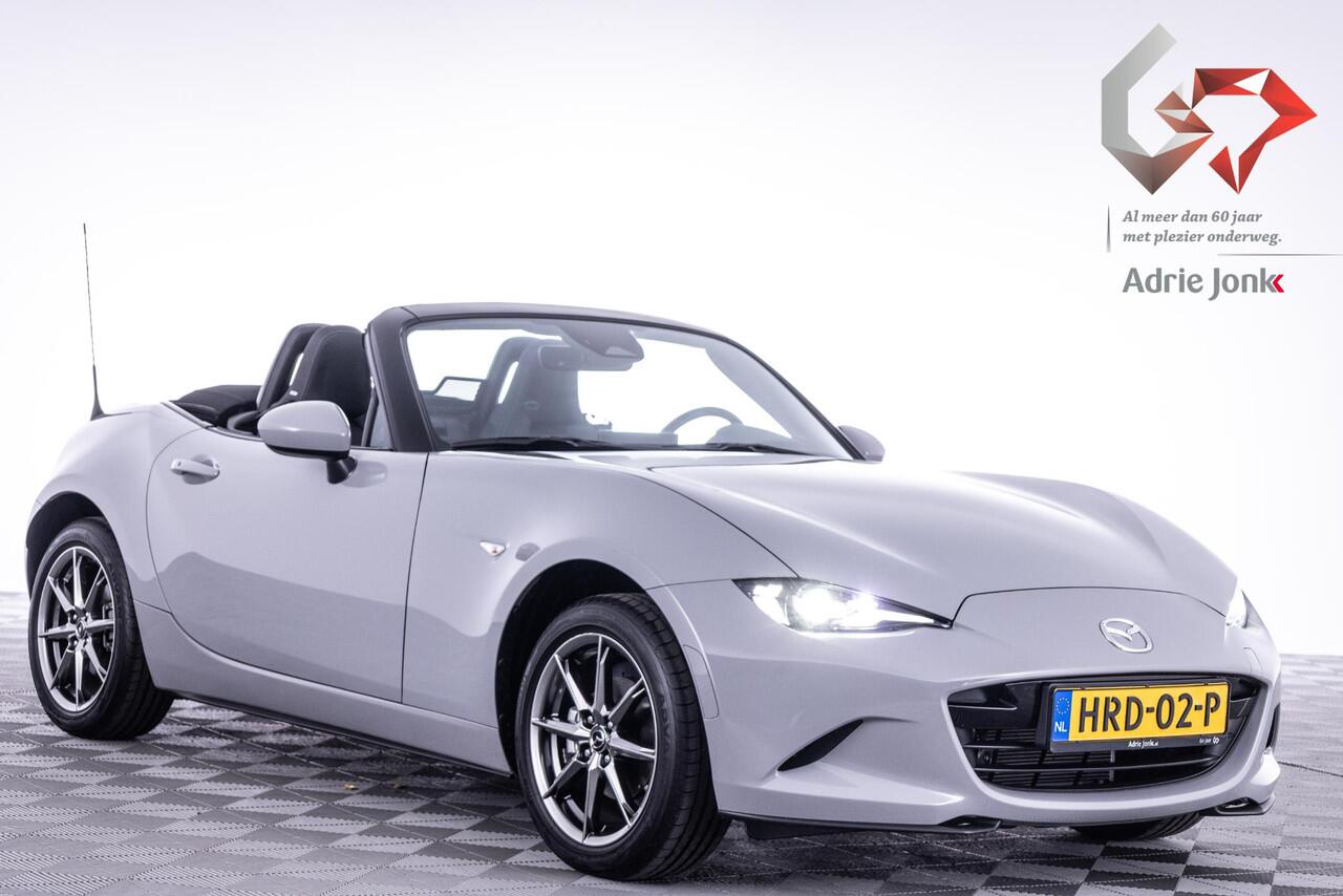 Mazda MX-5 1.5 SkyActiv-G 132 Exclusive-Line Bijna NIEUW | SLECHTS 2724km | *6 JAAR GARANTIE | LEDER | A. CAMERA | DEMO VOORDEEL ¤ 9.500,-
