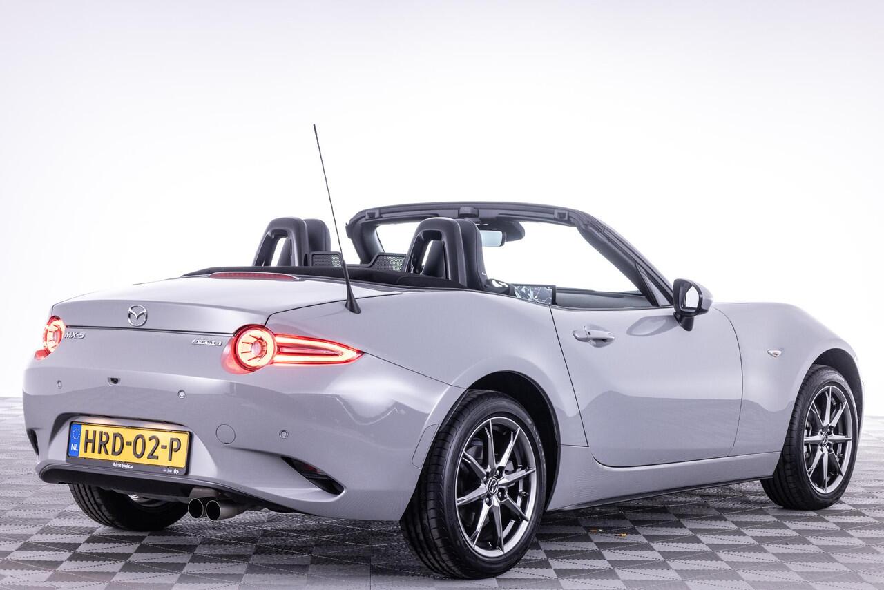 Mazda MX-5 1.5 SkyActiv-G 132 Exclusive-Line Bijna NIEUW | SLECHTS 2724km | *6 JAAR GARANTIE | LEDER | A. CAMERA | DEMO VOORDEEL ¤ 9.500,-