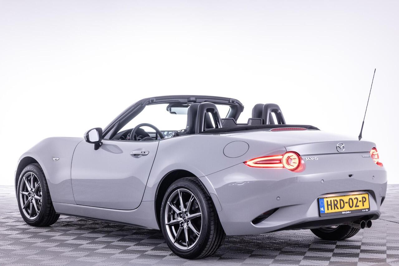 Mazda MX-5 1.5 SkyActiv-G 132 Exclusive-Line Bijna NIEUW | SLECHTS 2724km | *6 JAAR GARANTIE | LEDER | A. CAMERA | DEMO VOORDEEL ¤ 9.500,-