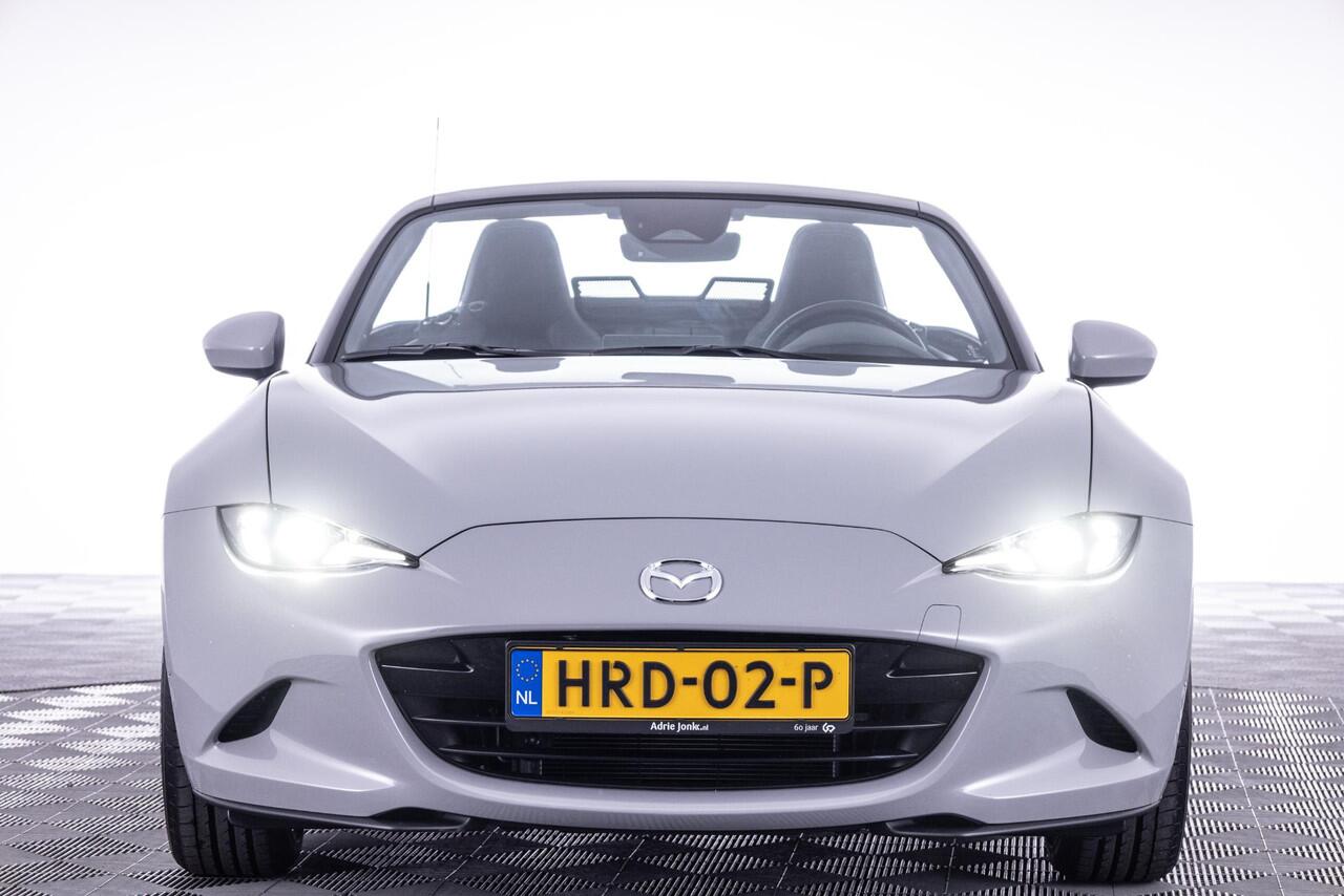 Mazda MX-5 1.5 SkyActiv-G 132 Exclusive-Line Bijna NIEUW | SLECHTS 2724km | *6 JAAR GARANTIE | LEDER | A. CAMERA | DEMO VOORDEEL ¤ 9.500,-