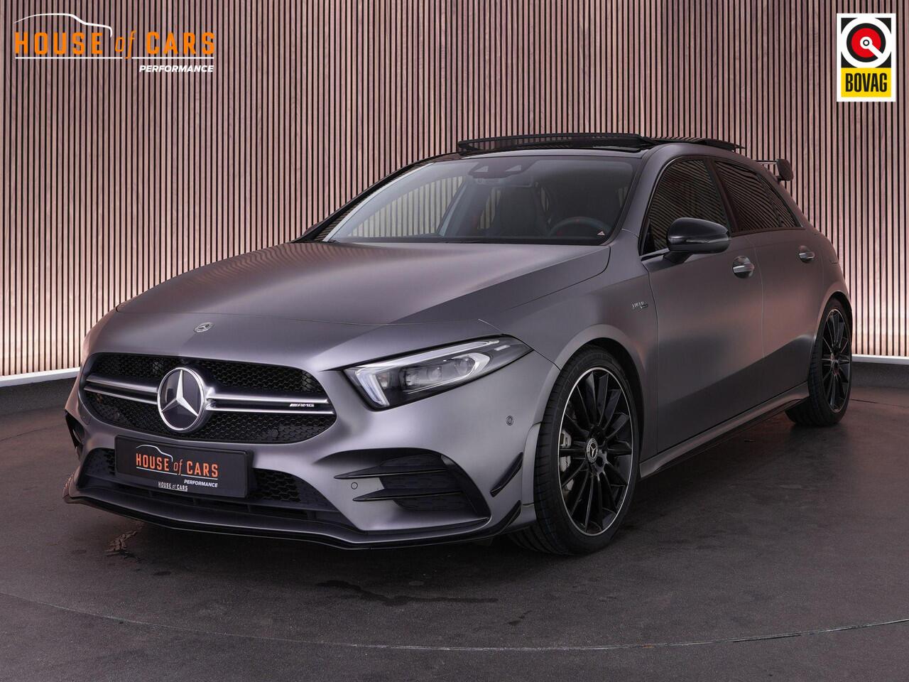 Mercedes-Benz A-KLASSE 35AMG 306pk 4MATIC Edition 1 |dealer onderhouden|Aero pack|panoramadak|Burmester|schaalstoelen|memory|360 camera|HUD|blind spot|adaptive cruise control|
