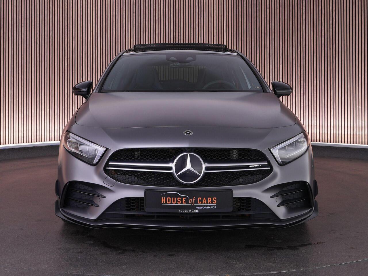 Mercedes-Benz A-KLASSE 35AMG 306pk 4MATIC Edition 1 |dealer onderhouden|Aero pack|panoramadak|Burmester|schaalstoelen|memory|360 camera|HUD|blind spot|adaptive cruise control|