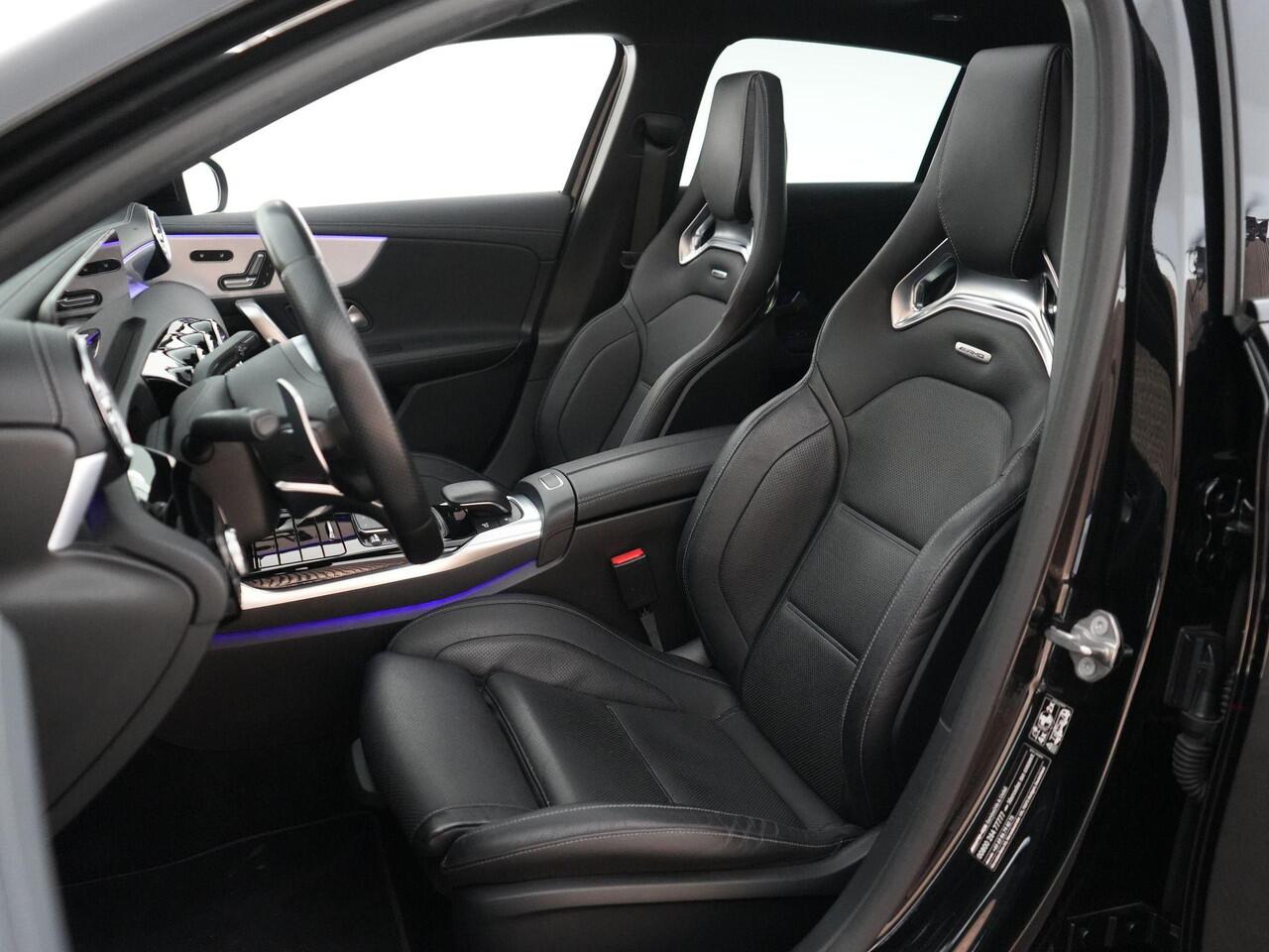 Mercedes-Benz A-KLASSE 45S AMG 420pk 4MATIC+ Premium Plus |dealer onderhouden|Brabus verlagingsset|Milltek downpipe|schaalstoelen|panoramadak|Burmester|Aero pakket|memory|K&N luchtfilter|