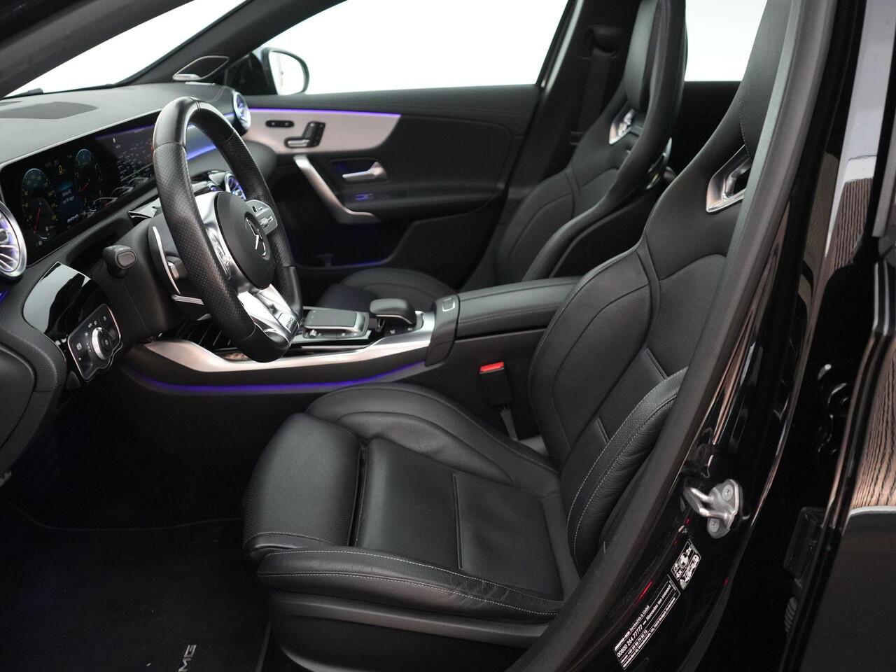 Mercedes-Benz A-KLASSE 45S AMG 420pk 4MATIC+ Premium Plus |dealer onderhouden|Brabus verlagingsset|Milltek downpipe|schaalstoelen|panoramadak|Burmester|Aero pakket|memory|K&N luchtfilter|