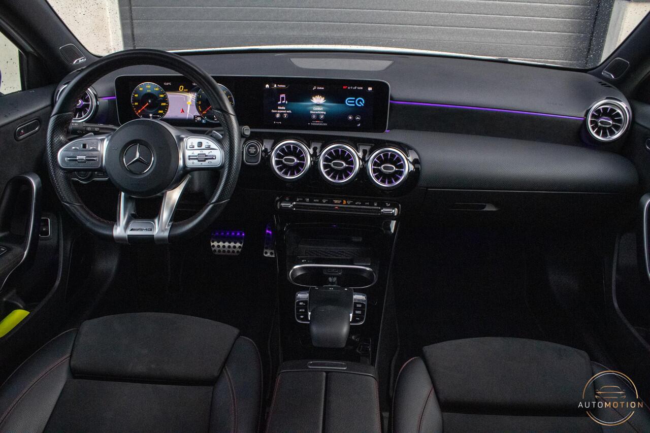 Mercedes-Benz A-KLASSE 250 e AMG Line PANO Burmester Sfeerverlichting Parkeerassistent