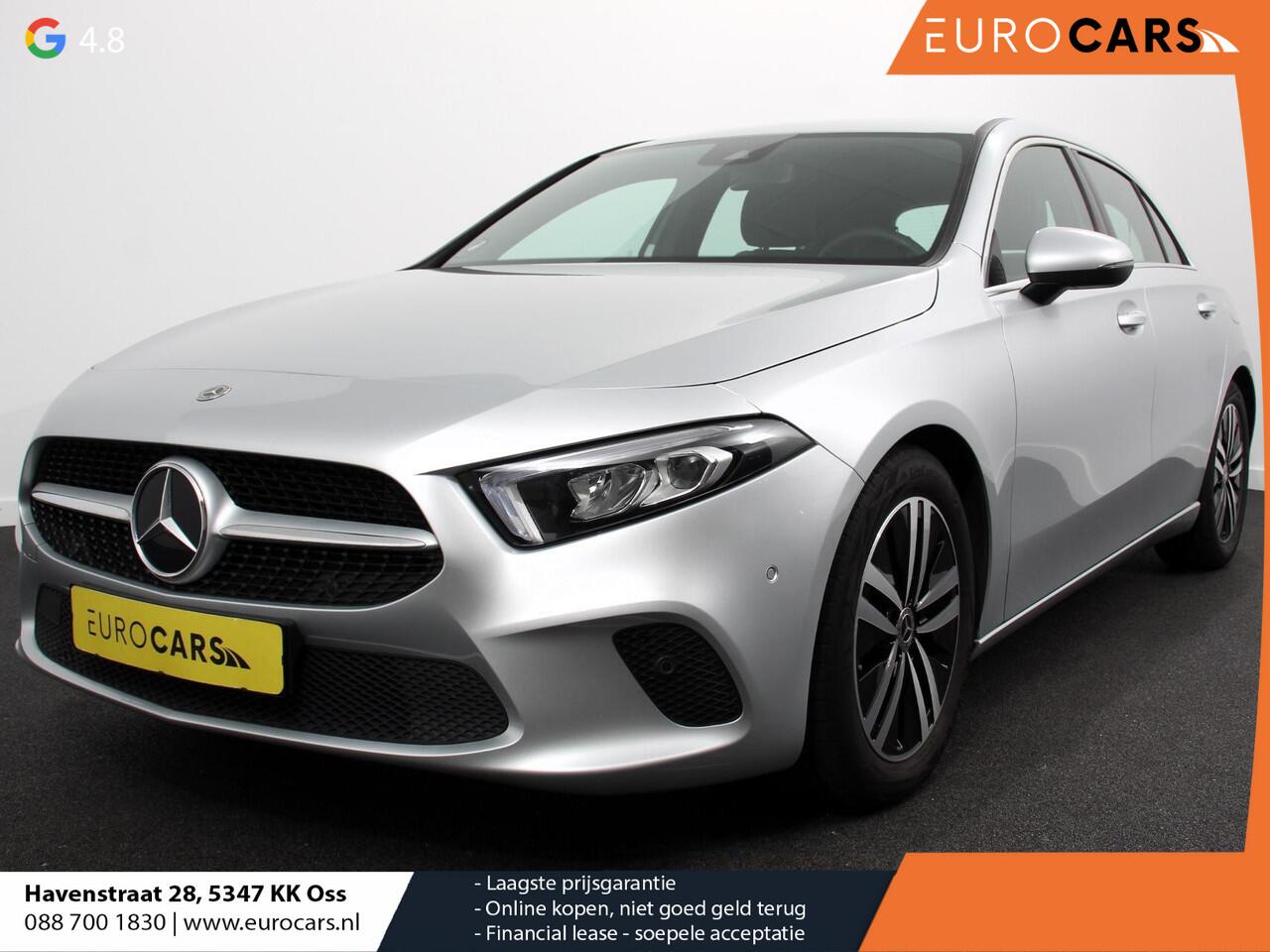 Mercedes-Benz A-KLASSE 180 Progressive 7-DCT | Navigatie | Climate Control | Virtual Cockpit | Stoelverwarming | 17" Lichtmetalen velgen | Parkeer sensoren | Cruise Control Prijs Incl. BOVAG Garantie
