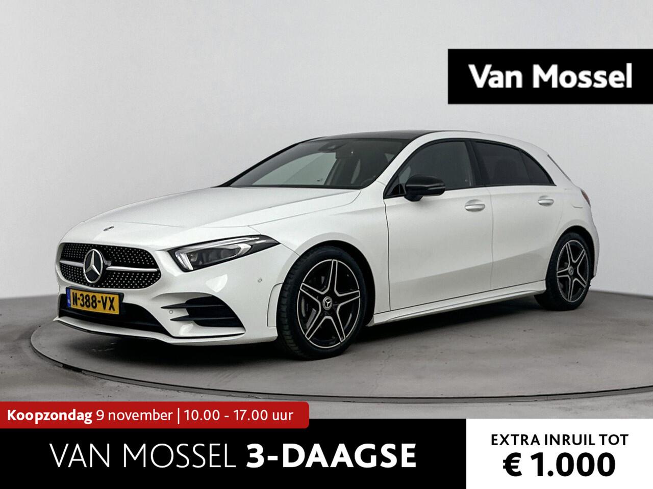 Mercedes-Benz A-KLASSE 200 Business Solution AMG 163PK | Schuif-/Kanteldak | Wegklapbare Trekhaak | Memory Stoelen | Sfeerverlichting | Achteruitrijcamera | Stoelverwarming | Apple CarPlay & Android Auto