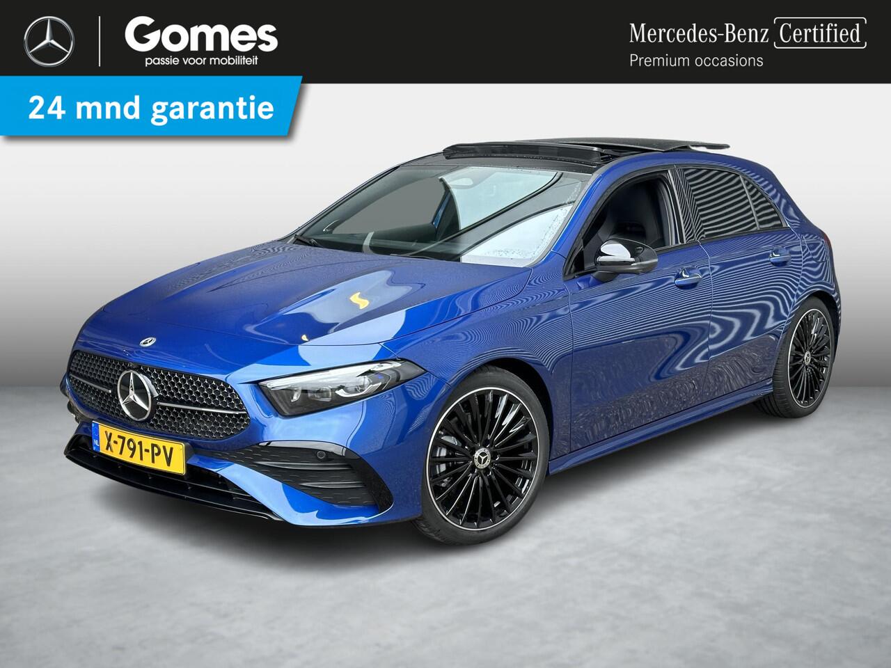 Mercedes-Benz A-KLASSE 200 | AMG | Panoramadak | Burmester Sound | Premium PLUS | Nightpakket | Memorystoelen verwarmd | Head-up display | Sfeerverlichting | Apple & Android Carplay