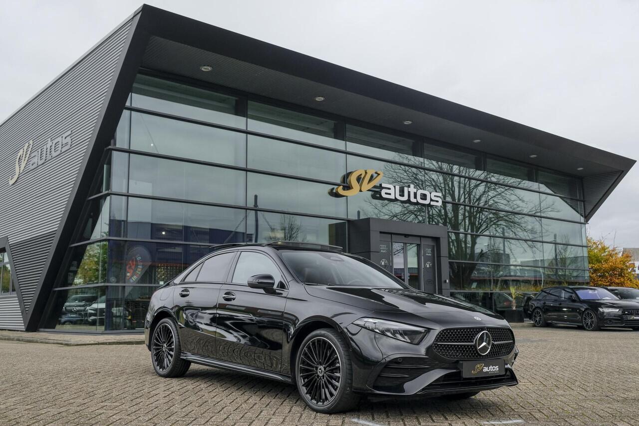 Mercedes-Benz A-KLASSE A250e AMG 218pk Hybrid Panoramadak Night pakket Widescreen Sfeerverlichting 19" LMV NLauto