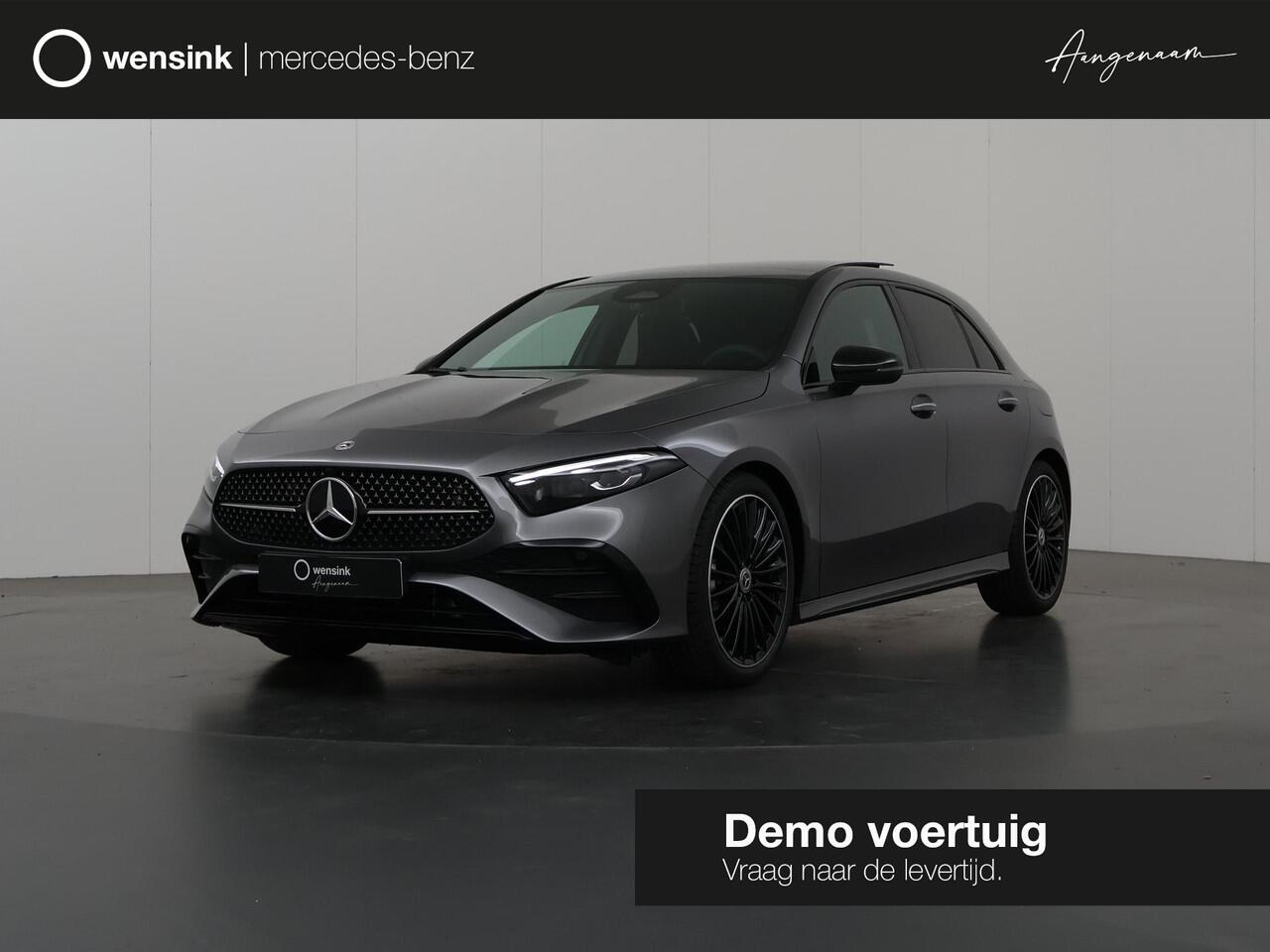 Mercedes-Benz A-KLASSE 180 Business Solution AMG | Elektrisch bedienbaar panorama-dak | Achteruitrijcamera | 19inch Multispaak velgen | Mulitbeam koplampen
