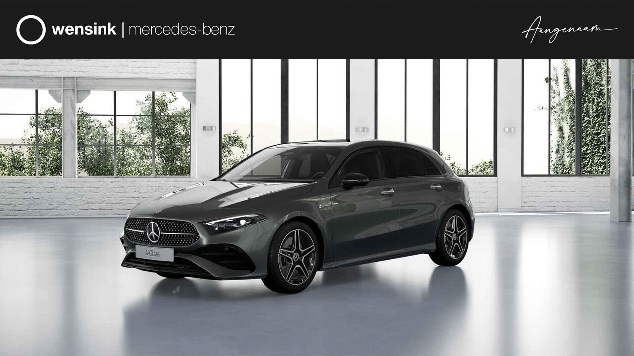 Mercedes-Benz A-KLASSE 250e Business Solution AMG | Panoramaschuifdak | Stoelverwarming | Achteruitrijcamera | MULTIBEAM LED | Nightpakket |