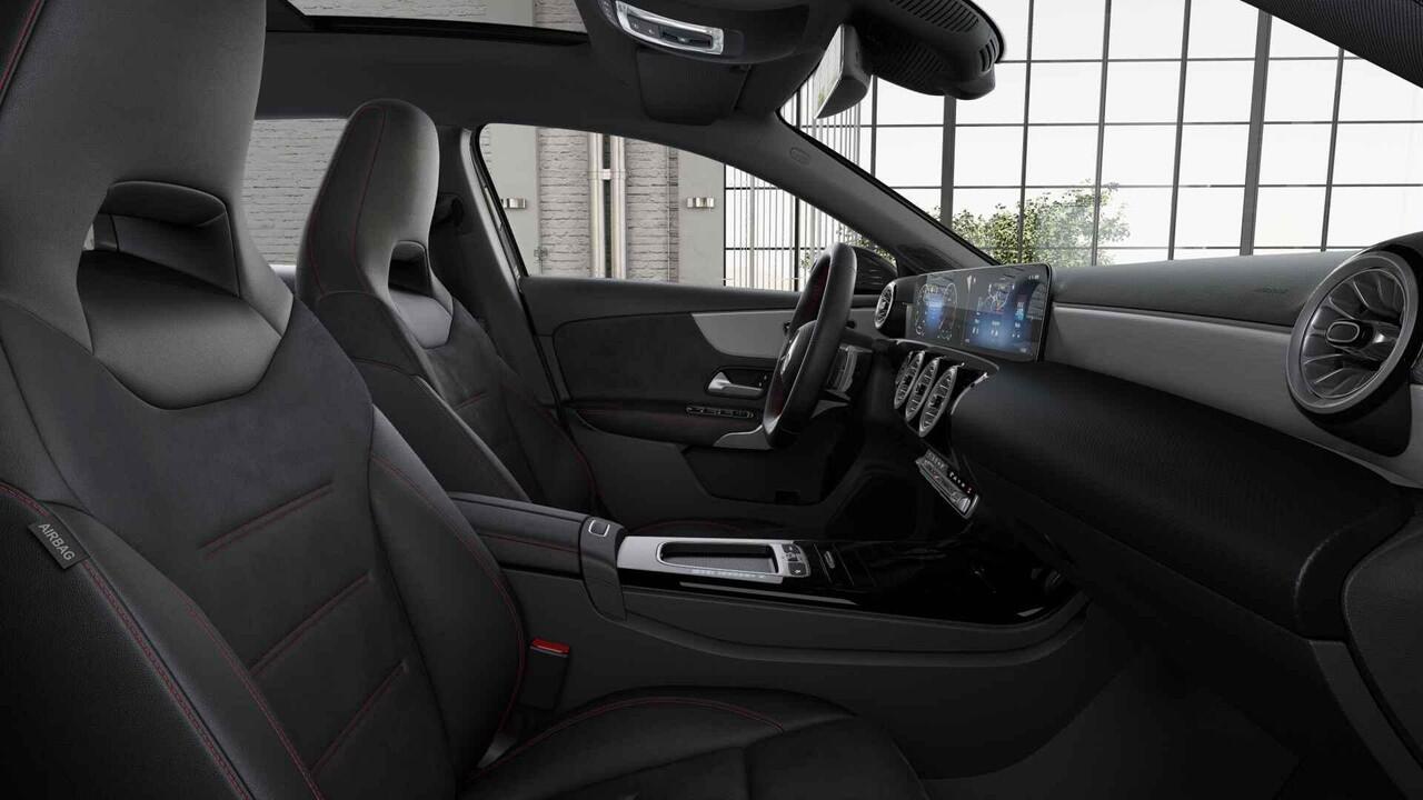 Mercedes-Benz A-KLASSE 180 Business Solution AMG | Panoramaschuifdak | Premium plus | Head-Up | Stoelverwarming | Achteruitrijcamera | MULTIBEAM LED |