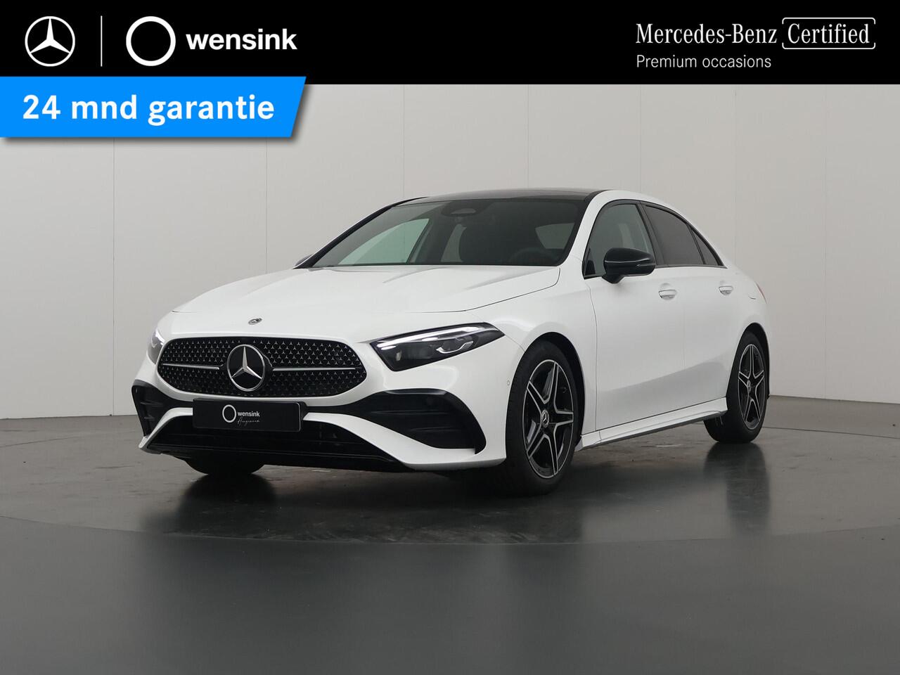 Mercedes-Benz A-KLASSE 180 Limousine Star Edition AMG Line | Panoramadak| Nightpakket | Apple Car Play |18-Inch | Stoelverwarming | Keyless Go | Multibeam LED |