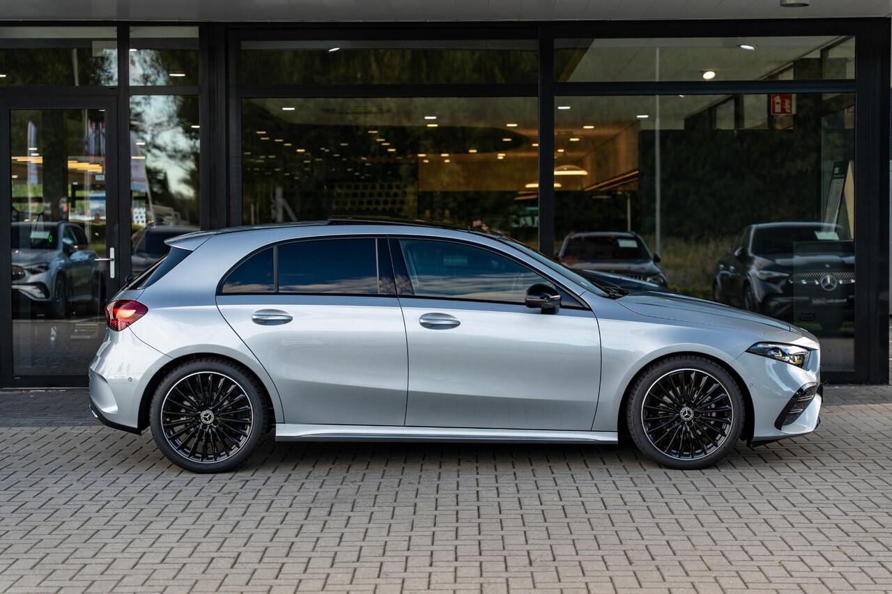 Mercedes-Benz A-KLASSE 180 Business Solution AMG | Panoramaschuifdak | Premium Plus | Head-Up | MULTIBEAM LED | Dodehoekassistent | 19 inch AMG-velgen |
