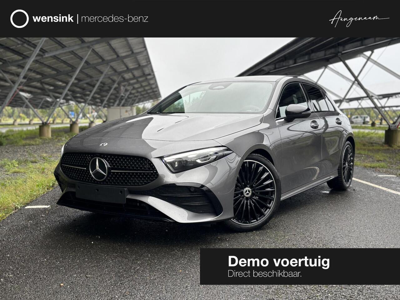 Mercedes-Benz A-KLASSE 180 Business Solution AMG | Night | Panoramaschuifdak | Achteruitrijcamera | Sfeerverlichting| MULTIBEAM LED | 19 inch AMG-velgen |