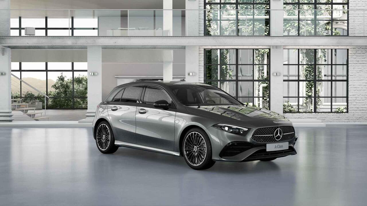 Mercedes-Benz A-KLASSE 250e Business Solution AMG | Panoramaschuifdak | Premium Plus | Head-up display | Dodehoekassistent |