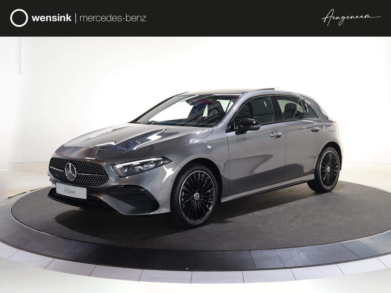 Mercedes-Benz A-KLASSE 250e Business Solution AMG | Panoramaschuifdak | Stoelverwarming | Achteruitrijcamera | MULTIBEAM LED | Nightpakket |
