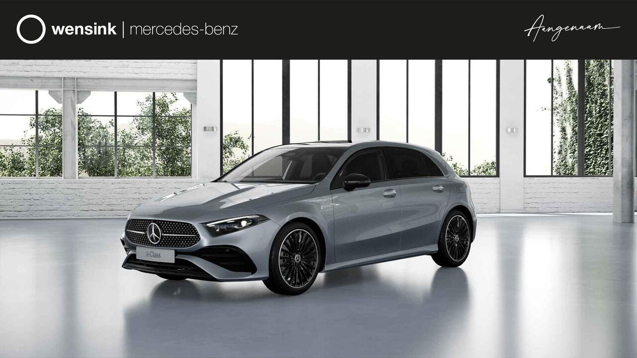 Mercedes-Benz A-KLASSE 250e Business Solution AMG | Panoramaschuifdak | Stoelverwarming | Achteruitrijcamera | MULTIBEAM LED | Night Pakket |