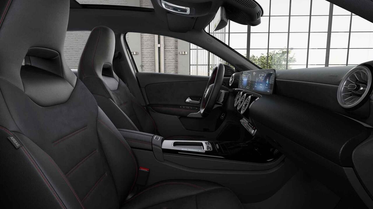 Mercedes-Benz A-KLASSE 250 e Business Solution AMG | Panoramaschuifdak | Stoelverwarming | Achteruitrijcamera | MULTIBEAM LED |