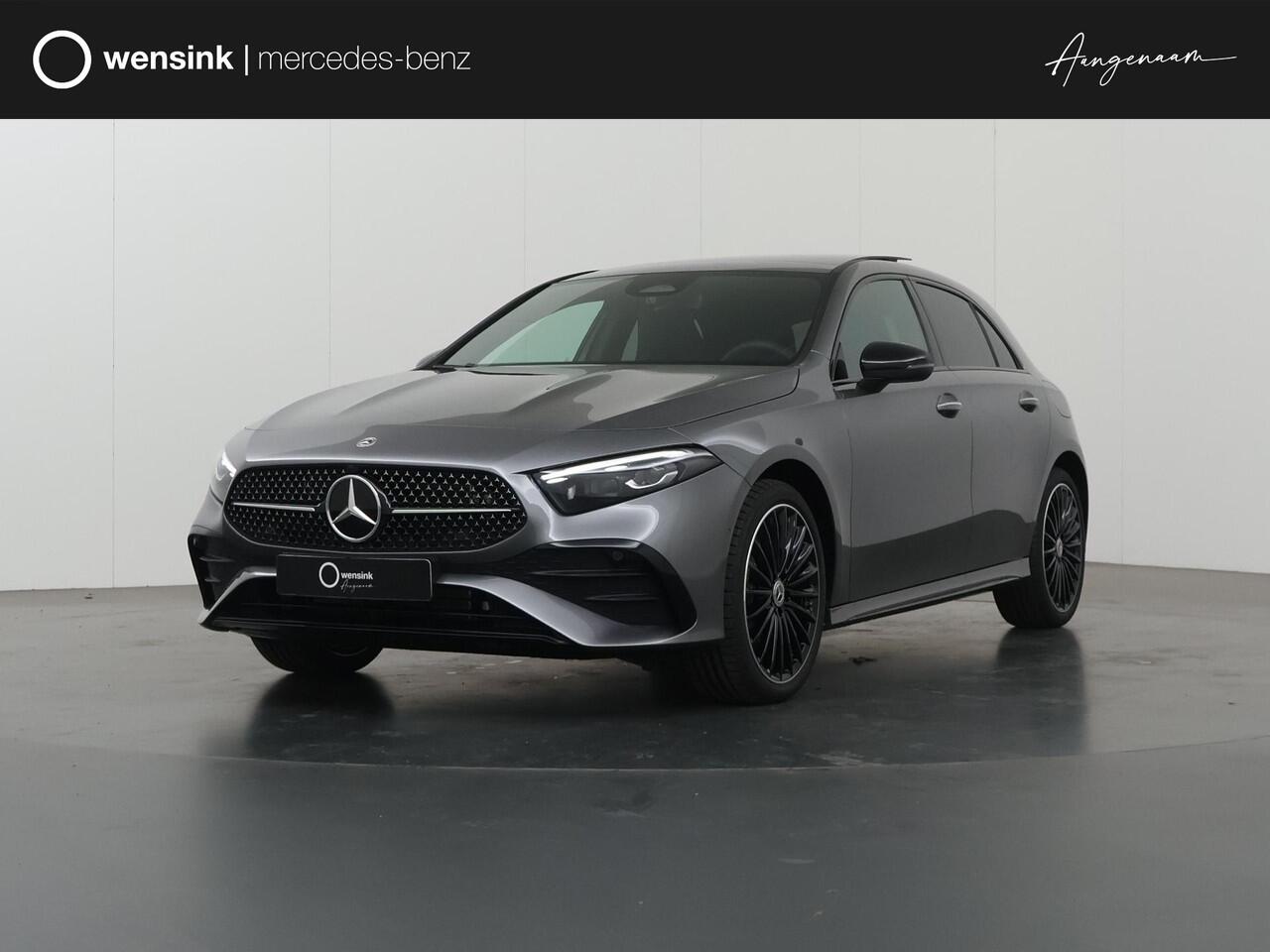 Mercedes-Benz A-KLASSE 250e Business Solution AMG | Panoramaschuifdak | Stoelverwarming | Achteruitrijcamera | MULTIBEAM LED | Nightpakket |