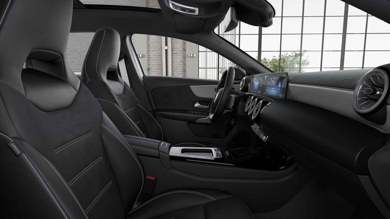 Mercedes-Benz A-KLASSE 250e Business Solution AMG | Panoramaschuifdak | AMG Plus Line | Head up | Nightpakket | 19 inch AMG-velgen |