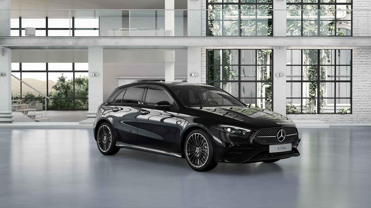Mercedes-Benz A-KLASSE 180 Business Solution AMG | Premium Plus | Panoramadak | HUD | Stoelverwarming | Parkeercamera | Multibeam LED | Keyless Entry/Go | Apple Carplay/Android Auto |
