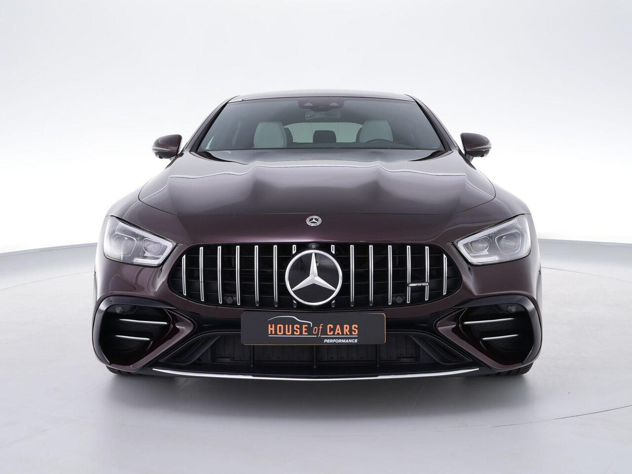 Mercedes-Benz AMG-GT 4-Door Coupé 43AMG 367pk 4MATIC+ Premium Plus |dealer odnerhouden|manufaktur|panoramadak|Burmester|head-up display|massage|memory|Stoelverwarming & verkoeling|360°-camera|Apple Carplay|sfeerverlichting|carbon interieur|