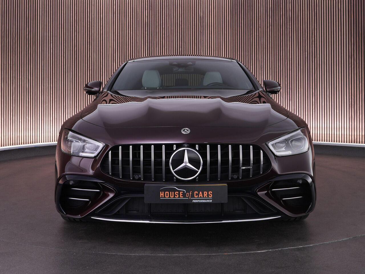 Mercedes-Benz AMG-GT 4-Door Coupé 43AMG 367pk 4MATIC+ Premium Plus |dealer onderhouden|manufaktur|panoramadak|Burmester|head-up display|massage|memory|Stoelverwarming & verkoeling|360°-camera|Apple Carplay|sfeerverlichting|carbon interieur|