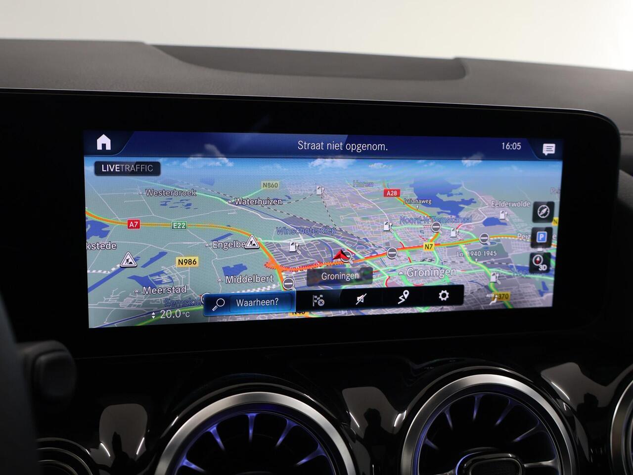 Mercedes-Benz B-KLASSE 250 e AMG NIGHT Limited Edition Panoramadak | Sfeerverlichting | Stoelverwarming | Apple-/ Android Carplay | Elektrische kofferklep | Augmented reality