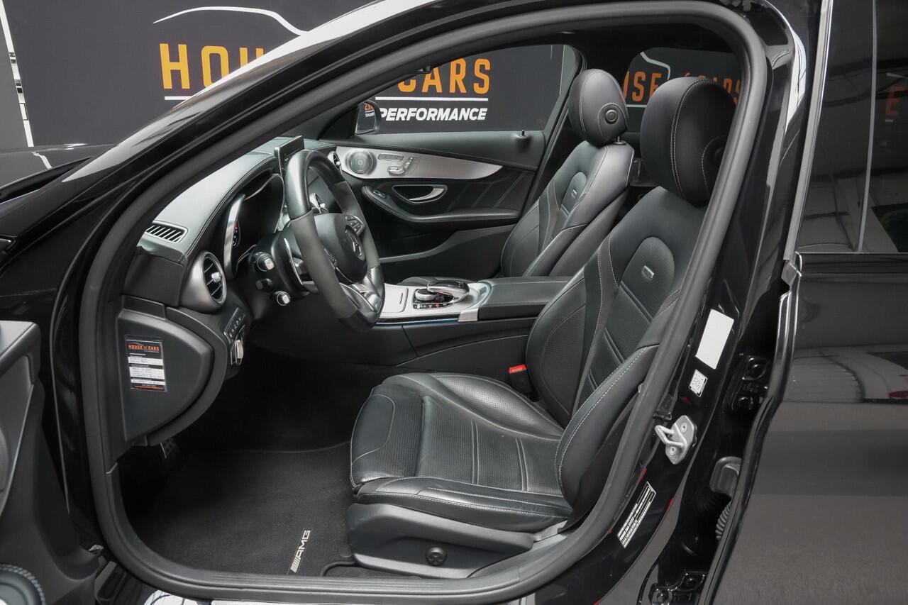 Mercedes-Benz C-KLASSE C63S AMG 510pk Estate |carbon|memory|head-up|panoramadak|360 camera|Burmester|stoelventilatie|blind-spot|rijstrookhulp|