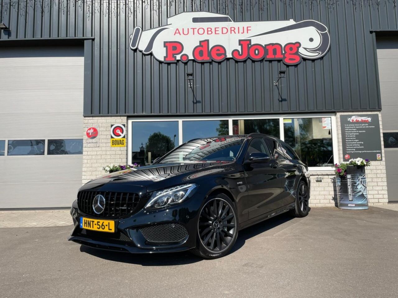 Mercedes-Benz C-KLASSE C43 AMG, 4MATIC, Burmester, LED, Carbon, DAB, Trekhaak, 1e eigenaar!